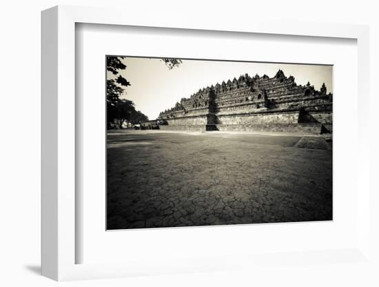 9th Century Monument of Borobudur in Java, Indonesia-Dan Holz-Framed Photographic Print