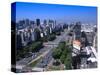 9th de Julio Avenue, Worlds Widest Street, Buenos Aires, Argentina-Bill Bachmann-Stretched Canvas