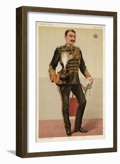 9th Earl of Denbigh, Vanity Fair-Leslie Ward-Framed Art Print
