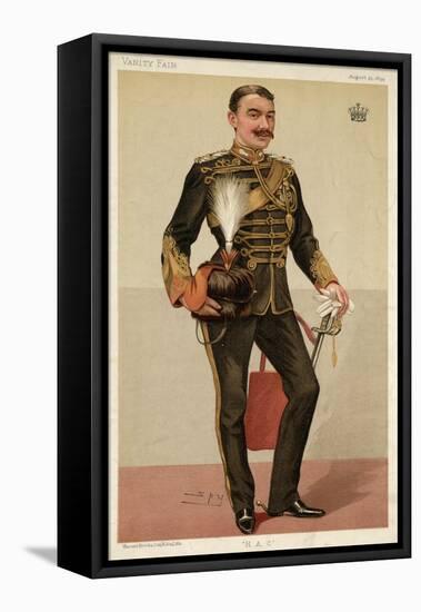 9th Earl of Denbigh, Vanity Fair-Leslie Ward-Framed Stretched Canvas