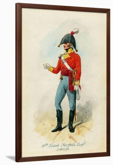 9th East Norfolk Regiment of 1808-Richard Simkin-Framed Giclee Print