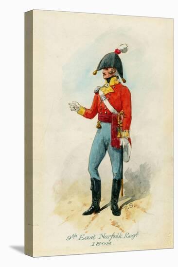9th East Norfolk Regiment of 1808-Richard Simkin-Stretched Canvas