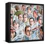 9th November, 2002-PJ Crook-Framed Stretched Canvas