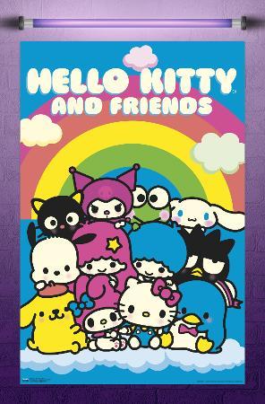 Neon - Hello Kitty and Friends' Posters