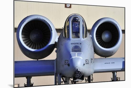 A-10 Thunderbolt Aircraft Called 'Warthog' Was Designed in the 1970s-null-Mounted Photo