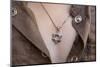 A 10-year-old girl wearing Star of David jewelry, Hertzliya-Godong-Mounted Photographic Print