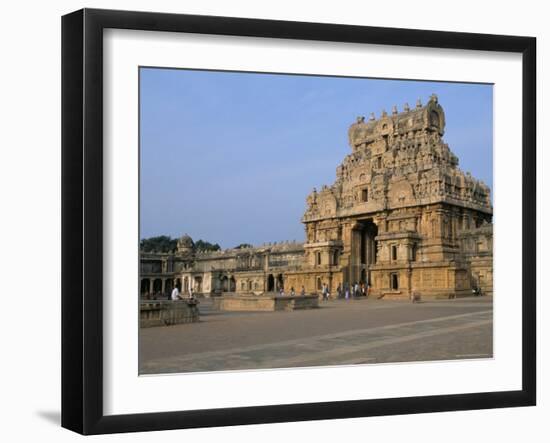 A 10th Century Temple of Sri Brihadeswara, Unesco World Heritage Site, Thanjavur, India-Occidor Ltd-Framed Photographic Print