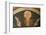 A 12th century Romanesque fresco depicting Jesus Christ in St. Chef abbey church-Godong-Framed Photographic Print