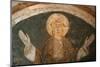 A 12th century Romanesque fresco depicting Jesus Christ in St. Chef abbey church-Godong-Mounted Photographic Print