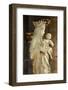 A 14th century Virgin and Child statue in Notre Dame cathedral, France-Godong-Framed Photographic Print