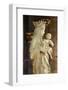 A 14th century Virgin and Child statue in Notre Dame cathedral, France-Godong-Framed Photographic Print