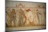 A 15th century fresco depicting a death dance, La Ferte-Loupiere, Yonne, France-Godong-Mounted Photographic Print