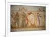 A 15th century fresco depicting a death dance, La Ferte-Loupiere, Yonne, France-Godong-Framed Photographic Print