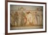 A 15th century fresco depicting a death dance, La Ferte-Loupiere, Yonne, France-Godong-Framed Photographic Print