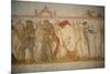 A 15th century fresco depicting a death dance, La Ferte-Loupiere, Yonne, France-Godong-Mounted Photographic Print