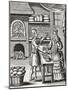 A 16th Century Baker's Shop. from Illustrierte Sittengeschichte Vom Mittelalter Bis Zur Gegenwart b-null-Mounted Giclee Print