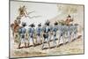 A 16th Century Marching Band with Drums and Fifes, 1886-Armand Jean Heins-Mounted Giclee Print