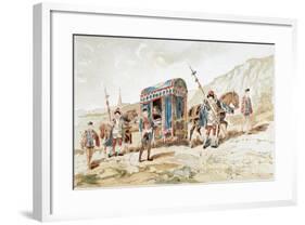 A 16th Century Nobleman's Horse Drawn Litter, 1886-Armand Jean Heins-Framed Giclee Print