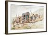 A 16th Century Nobleman's Horse Drawn Litter, 1886-Armand Jean Heins-Framed Giclee Print