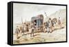 A 16th Century Nobleman's Horse Drawn Litter, 1886-Armand Jean Heins-Framed Stretched Canvas