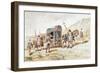 A 16th Century Nobleman's Horse Drawn Litter, 1886-Armand Jean Heins-Framed Giclee Print