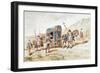 A 16th Century Nobleman's Horse Drawn Litter, 1886-Armand Jean Heins-Framed Giclee Print