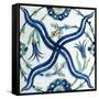 A 17th Century Ottoman Tekfur Ceramic Tile-null-Framed Stretched Canvas