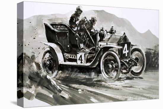 A 1906 Rolls-Royce Competition Car-Graham Coton-Stretched Canvas