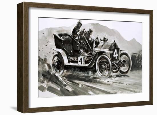 A 1906 Rolls-Royce Competition Car-Graham Coton-Framed Giclee Print