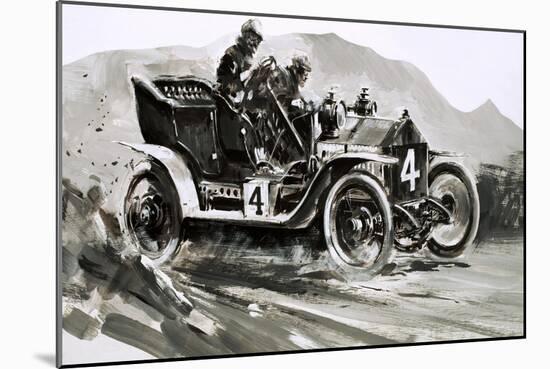 A 1906 Rolls-Royce Competition Car-Graham Coton-Mounted Giclee Print