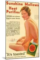 A 1930's Advertisement for Lucky Strike Cigarettes. from the Literary Digest Published 1931-null-Mounted Giclee Print