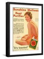 A 1930's Advertisement for Lucky Strike Cigarettes. from the Literary Digest Published 1931-null-Framed Giclee Print