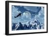 A 1930S Dh 82 Tiger Moth Biplane Encounters a Group of Ufo'S-null-Framed Premium Giclee Print