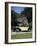 A 1934 Bugatti Type 46 Outside a Cottage-null-Framed Photographic Print