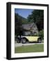 A 1934 Bugatti Type 46 Outside a Cottage-null-Framed Photographic Print