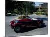 A 1936 Mercedes Benz 500K Roadster-null-Mounted Photographic Print