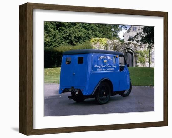 A 1947 Reliant Van Three Wheeler-null-Framed Photographic Print