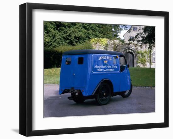 A 1947 Reliant Van Three Wheeler-null-Framed Photographic Print