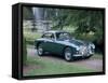 A 1952 Aston Martin Db2 Saloon Car Photographed in a Stately Garden-null-Framed Stretched Canvas