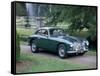 A 1952 Aston Martin Db2 Saloon Car Photographed in a Stately Garden-null-Framed Stretched Canvas