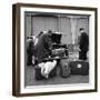 A 1961 Austin Westminster Being Loaded with Luggage on Amsterdam Docks, Netherlands 1963-Michael Walters-Framed Photographic Print