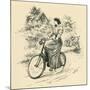 A 19th Century Female Cyclist, from the Strand Magazine Published 1897-null-Mounted Giclee Print