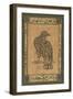 A 19th Century Persian Calligraphic Inscription in the Shape of a Falcon-null-Framed Giclee Print