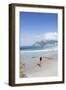 A 20-25 Year Old Young Brazilian Woman on Ipanema Beach with the Morro Dois Irmaos Hills-Alex Robinson-Framed Photographic Print