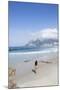 A 20-25 Year Old Young Brazilian Woman on Ipanema Beach with the Morro Dois Irmaos Hills-Alex Robinson-Mounted Photographic Print