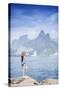A 20-25 Year Old Young Brazilian Woman Standing on the Arpoador Rocks-Alex Robinson-Stretched Canvas