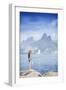 A 20-25 Year Old Young Brazilian Woman Standing on the Arpoador Rocks-Alex Robinson-Framed Photographic Print