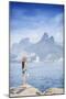 A 20-25 Year Old Young Brazilian Woman Standing on the Arpoador Rocks-Alex Robinson-Mounted Photographic Print