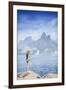 A 20-25 Year Old Young Brazilian Woman Standing on the Arpoador Rocks-Alex Robinson-Framed Photographic Print