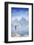 A 20-25 Year Old Young Brazilian Woman Standing on the Arpoador Rocks-Alex Robinson-Framed Photographic Print